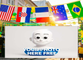 World Cup 2026 Pennant with Photo