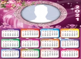 Calendar 2021 Flowers