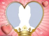 Heart Crown Valentines Day Collage