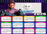 Calendar 2026 Wakanda Frame Image