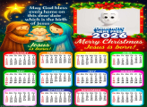 Calendar 2026 Merry Christmas Jesus is Born