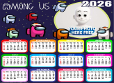 Calendar 2026 Amung Us Christmas