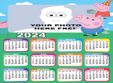 Calendar 2024 George Peppa Pig