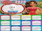 Calendar 2026 Elena Avalor Photo Collage Templates
