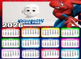 Calendar 2026 Spider-Man Marvel