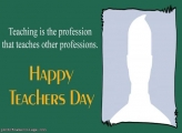 Teaching is the Profession Message Collage