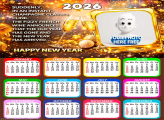 Calendar 2026 Happy New Year message