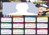 Calendar 2021 Dipper Gravity Falls