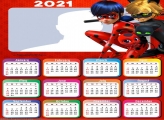 Calendar 2021 Cat Noir and Ladybug