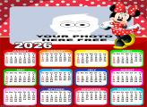 Calendar 2026 Minnie Red Dress