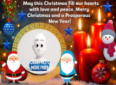Prosperous New Year Santa Claus instant collage maker