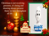 Christmas is not receiving presents Free Collage