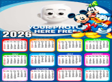 Calendar 2026 Mickey, Goofy and Donald Duck