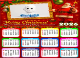 Calendar 2026 Christmas be full of light and joy