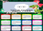 Calendar 2026 Baby Dinosaur