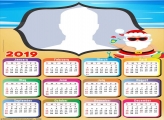 Santa Claus on the Beach Calendar 2019