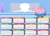 George Peppa Pig Calendar 2019