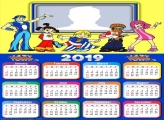Lazy Town Cartoon Calendar 2019