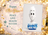 Happy New Year Peace Love Health Sucess photo frame