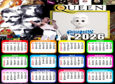 Calendar 2026 Queen Printable Photo