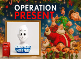 Operation Present Merry Christmas custom photo frame