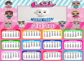Calendar 2026 LOL Surprise Dolls Online Collage