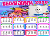 Calendar 2026 Jelly Jamm Photo Collage Maker