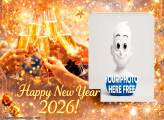 Happy New Year 2026 image frame