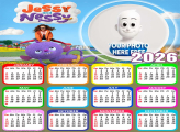 Calendar 2026 Jessy and Nessy Printable Photo