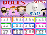 Calendar 2026 Dolls Photo Frames Online