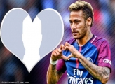 Neymar Jr Heart Photo Frame