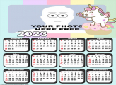 Calendar 2023 Unicorn Candy Color