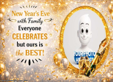 Printable New Year photo frame