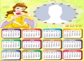 Belle Princess Disney Calendar 2019