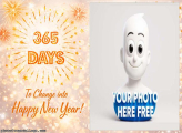 To Change into Happy New Year frame collage