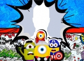 Minions Heroes Photo Collage