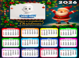 Calendar 2026 Have a wonderful Christmas Santa Claus