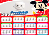 Calendar 2026 Mickey Vintage