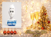 New Year 2026 frame template