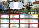 Calendar 2018 Alice in Wonderland