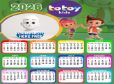 Calendar 2026 Totoy Kids Picture and Picture Frame