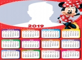 Minnie Red Calendar 2019