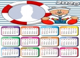 Teddy Bear Sailor Calendar 2020