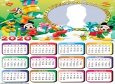 Christmas Frinds Mickey Mouse Calendar 2020