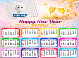 Calendar 2026 Best Happy New Year 2026 photo frame templates free