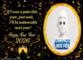 I be unbearable next year 2026 free photo collage