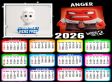Calendar 2026 Anger Inside Out 2