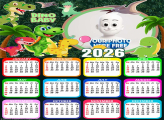 Calendar 2026 Dino Baby Photo Collage Templates