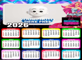 Calendar 2026 Barbie Rock Royals