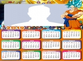 Goku Super Sayajin Calendar 2019
